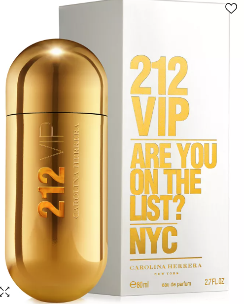 Carolina Herrera 212 VIP Eau de Parfum Spray, 2.7 oz.