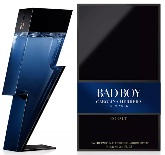 Carolina Herrera Bad Boy Cobalt Eau de Parfum, 3.4 oz.