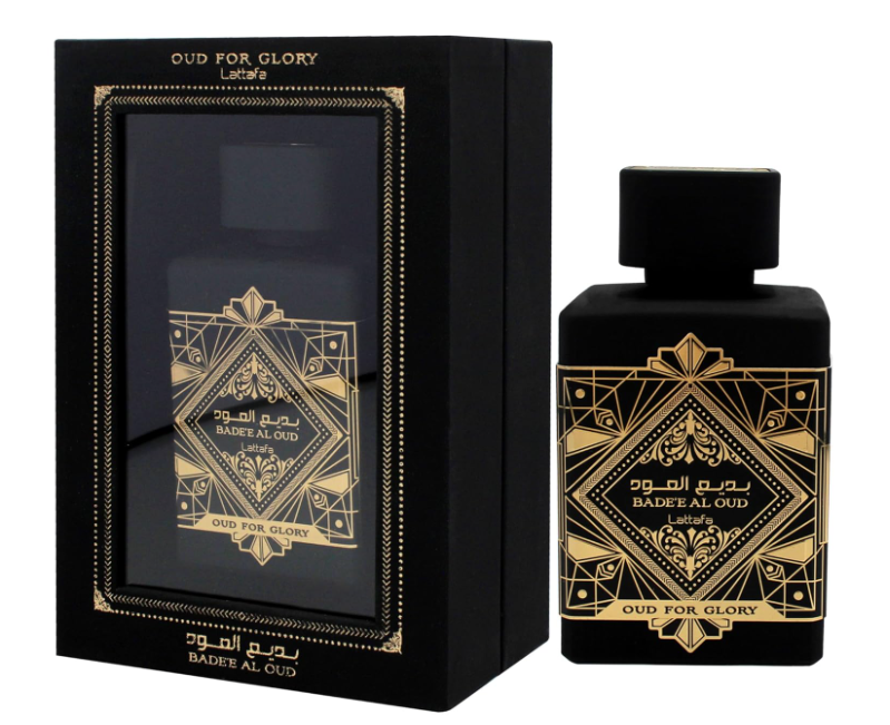 Lattafa Badee Al Oud For Glory men Eau De Parfum Spray 3.4 oz