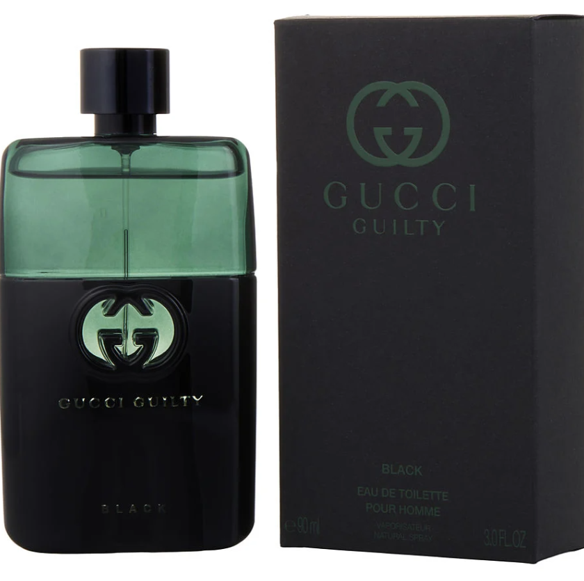 Gucci Guilty Black For Men Eau De Toilette Spray 3 oz