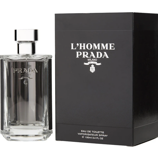 Prada L'Homme Cologne Eau De Toilette Spray 3.4 oz