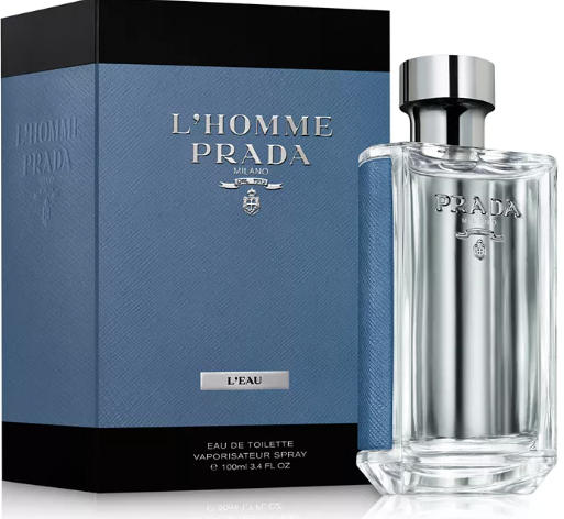 PRADA L'Homme Prada L'Eau Men's Eau de Toilette Spray, 3.4 oz.