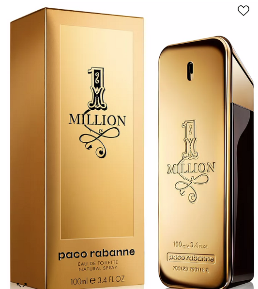 Rabanne Men's 1 Million Eau de Toilette Spray, 3.4 oz.