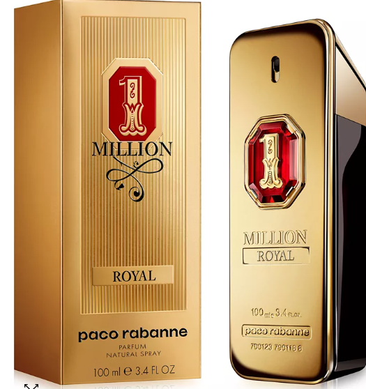 Rabanne Men's 1 Million Royal Parfum Spray, 3.4 oz.