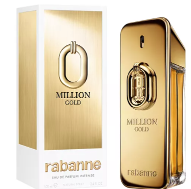 Rabanne Men's Million Gold Eau de Parfum Intense Spray, 3.4 oz.