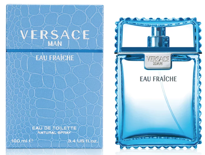 Versace Man Eau Fraiche Eau de Toilette Spray, 3.4 oz