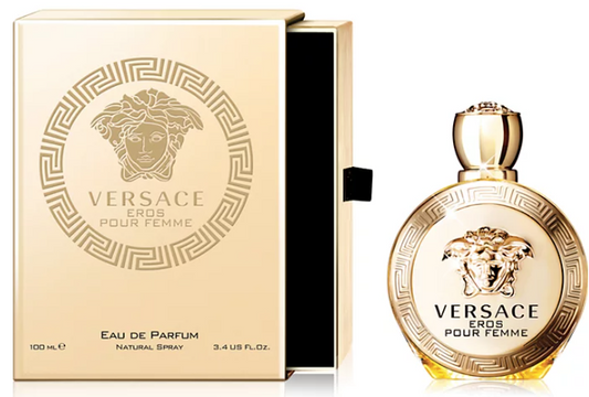 Versace Eros Pour Femme Eau de Parfum Spray, 3.4 oz