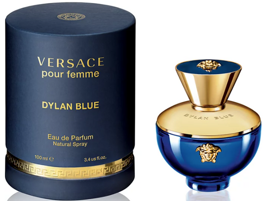 Versace Dylan Blue Pour Femme Eau de Parfum Spray, 3.4 oz.