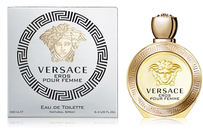 Versace Eros Pour Femme Eau de Toilette, 3.4 oz