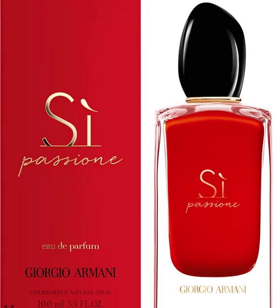 Giorgio Armani Sì Passione Eau de Parfum Spray, 3.4-oz.