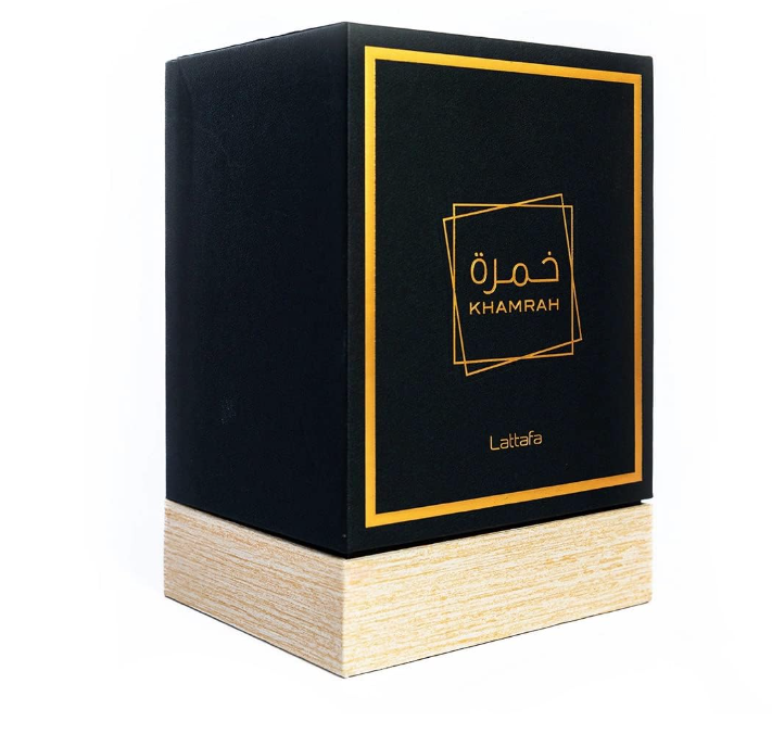 Lattafa Khamrah unisex Eau De Parfum Spray 3.4 oz